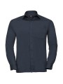 RUSSELL Chemise homme popeline polycoton manches longues french marine personnalisable