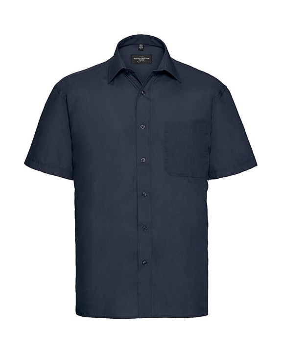 RUSSELL Men''s Ss Polycotton Popelinehemd Hemd personalisierbar