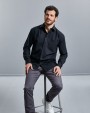 Chemise personnalisable RUSSELL Chemise homme popeline pur coton manches longues