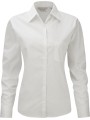RUSSELL Chemise femme popeline pur coton manches longues blanc personnalisable