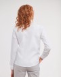 RUSSELL Ladies'' Ls Pure Cotton Easy Care Poplin Shirt Hemd personalisierbar