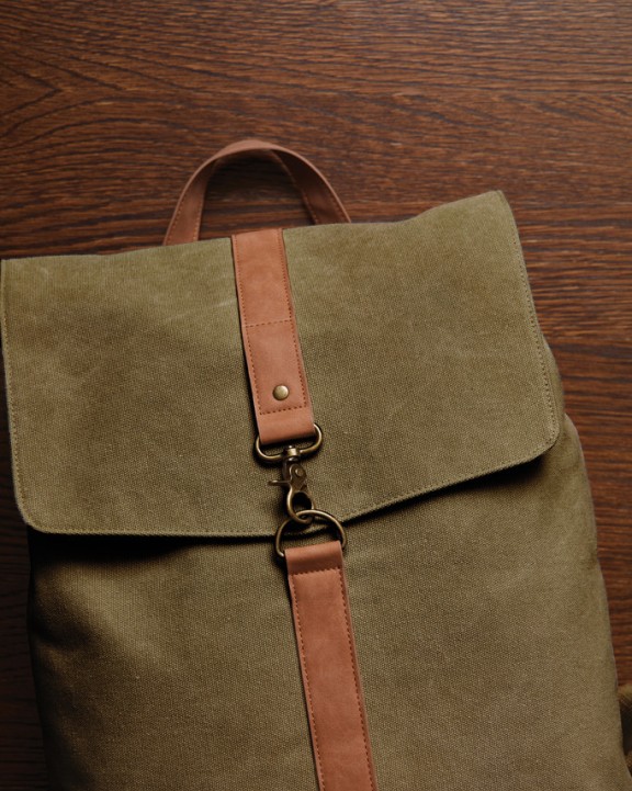 VINGA VINGA Bosler Rucksack aus GRS recyceltem Canvas Tasche personalisierbar