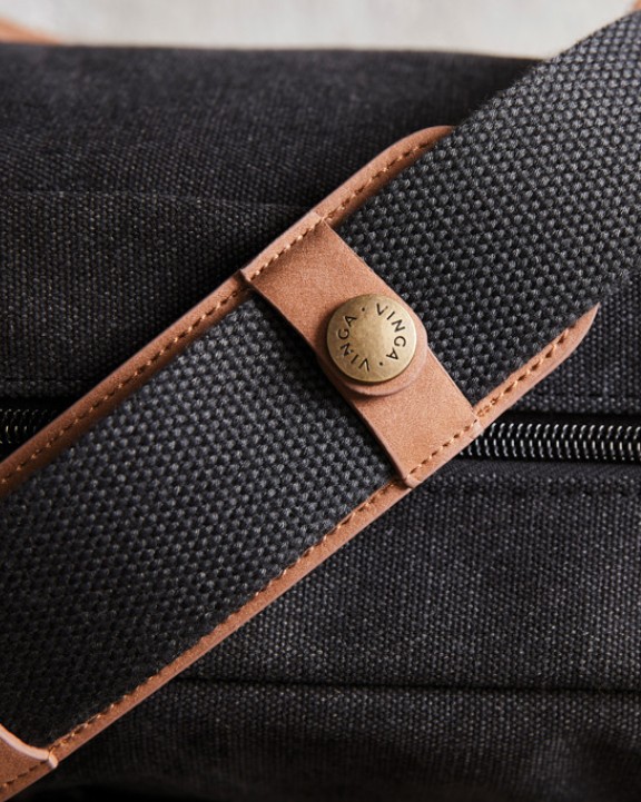 VINGA VINGA Bosler Computertasche aus RCS recyceltem Canvas Tasche personalisierbar