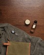 VINGA VINGA Bosler Kulturbeutel aus GRS recyceltem Canvas Tasche personalisierbar