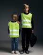 Gilet de sécurité personnalisable 4DO Gilet haute visibilité de signalisation en rPET GRS 3-6 ans