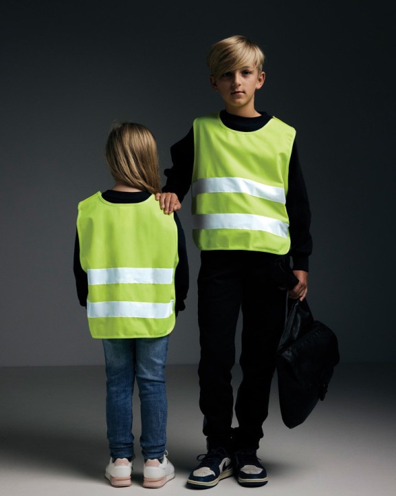 Gilet de sécurité personnalisable 4DO Gilet haute visibilité de signalisation en rPET GRS 3-6 ans