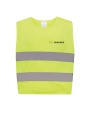Gilet de sécurité personnalisable 4DO Gilet haute visibilité de signalisation en rPET GRS 3-6 ans