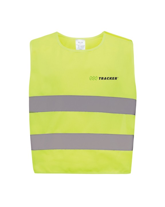 Gilet de sécurité personnalisable 4DO Gilet haute visibilité de signalisation en rPET GRS 3-6 ans