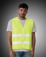 Gilet de sécurité personnalisable 4DO Gilet haute visibilité de signalisation en rPET GRS