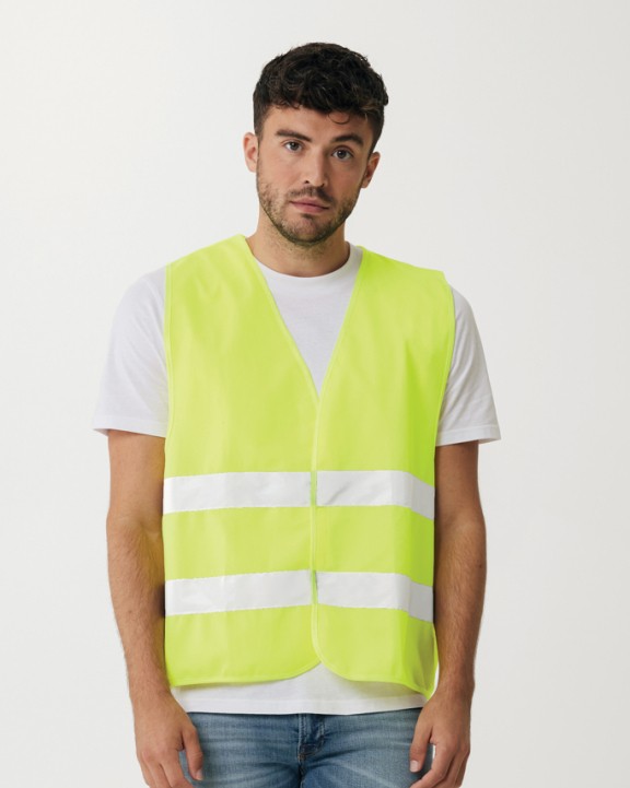 Gilets de sécurité personnalisable 4DO Gilet haute visibilité de signalisation en rPET GRS
