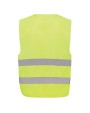 Gilet de sécurité personnalisable 4DO Gilet haute visibilité de signalisation en rPET GRS