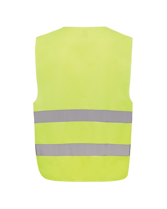 Gilet de sécurité personnalisable 4DO Gilet haute visibilité de signalisation en rPET GRS