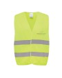 Gilet de sécurité personnalisable 4DO Gilet haute visibilité de signalisation en rPET GRS