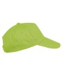 K-UP First kids - Casquette enfant 5 panneaux lime personnalisable