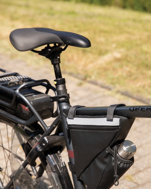 4DO High-Visibility Fahrradtasche mit Flaschenhalter Tasche personalisierbar