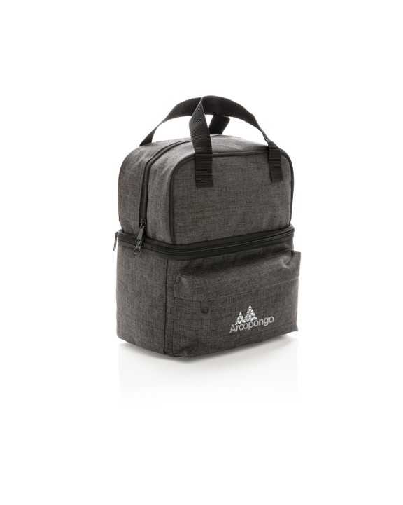 4DO Kühltasche mit 2 isolierten Fächern Tasche personalisierbar