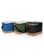 4DO Impact AWARE™ XL RPET Two-Tone Kühltasche mit Korkdetail Tasche personalisierbar