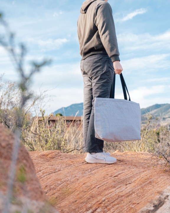 Sac & bagagerie personnalisable 4DO Sac tote iso en toile 240 g/m² recyclée non teintée Aware™