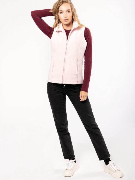 Laines polaires à personnaliser KARIBAN Bodywarmer micropolaire femme 