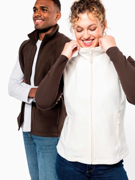 Laines polaires à personnaliser KARIBAN Bodywarmer micropolaire femme 