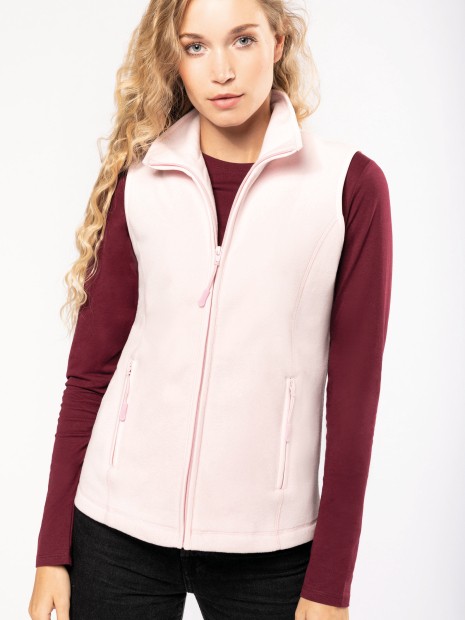 Laines polaires à personnaliser KARIBAN Bodywarmer micropolaire femme 