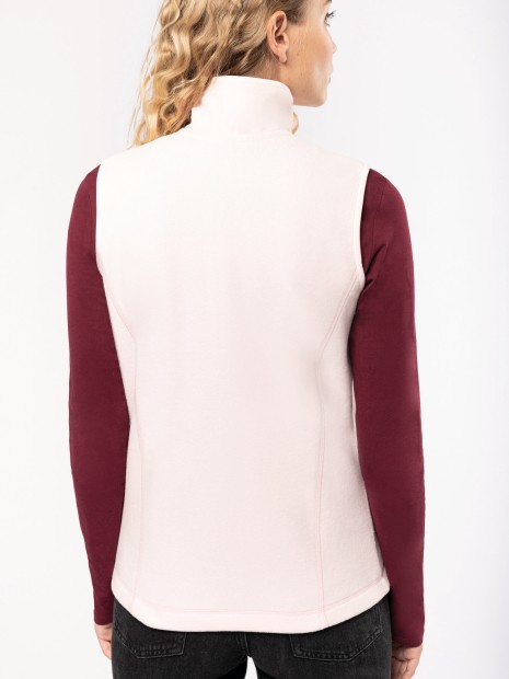 Laines polaires à personnaliser KARIBAN Bodywarmer micropolaire femme 
