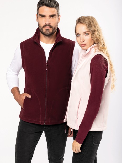 Laines polaires à personnaliser KARIBAN Bodywarmer micropolaire femme 