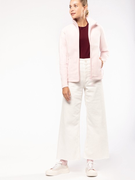 Laines polaires à personnaliser KARIBAN Veste micropolaire zippée femme 