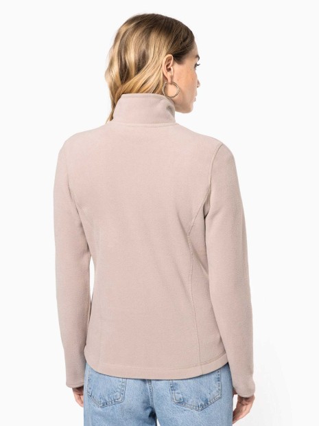 Laines polaires à personnaliser KARIBAN Veste micropolaire zippée femme 