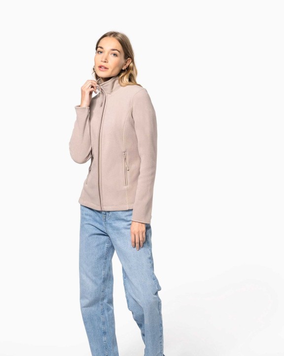 Laine polaire personnalisable KARIBAN Veste micropolaire zippée femme