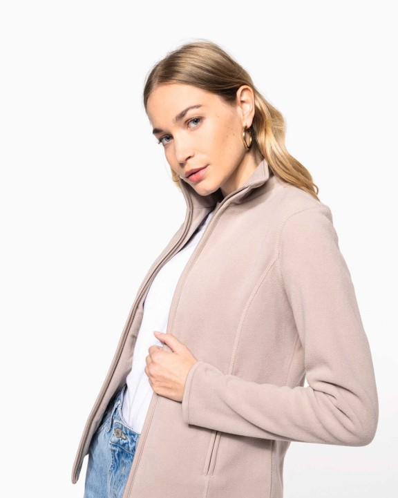 Laine polaire personnalisable KARIBAN Veste micropolaire zippée femme