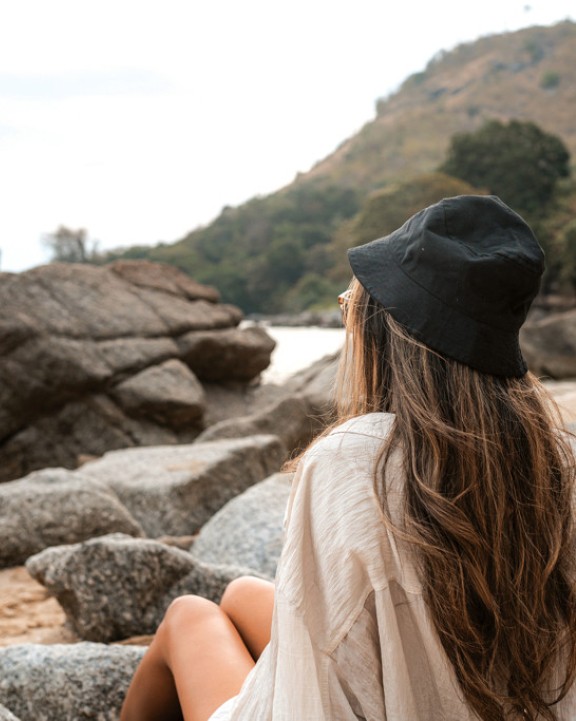 Casquette personnalisable 4DO Bob en toile 285 g/m² recyclé et non teintée Impact AWARE™