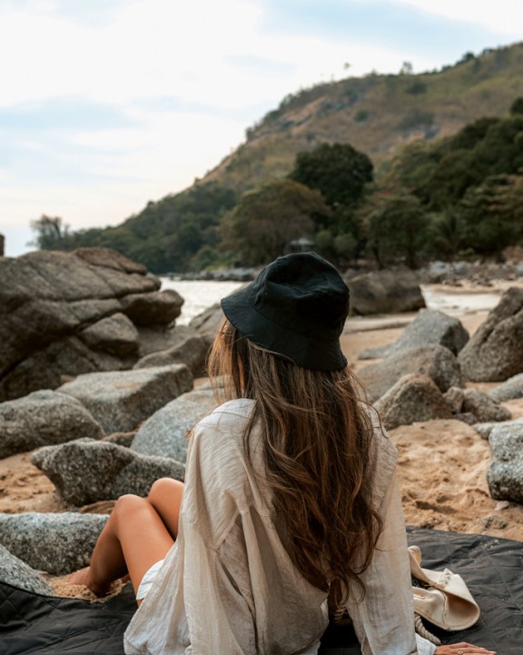Casquette personnalisable 4DO Bob en toile 285 g/m² recyclé et non teintée Impact AWARE™