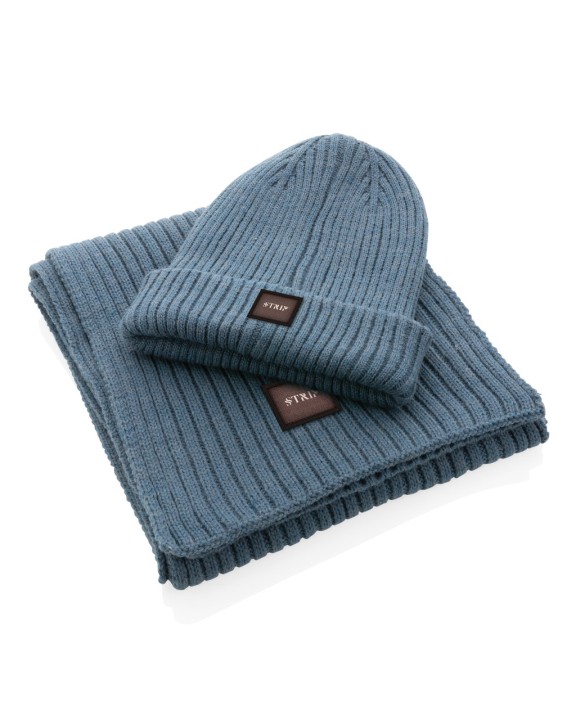 Bonnet, Écharpe & Gant personnalisable 4DO Écharpe tricotée 180x25cm Impact AWARE™ Polylana®
