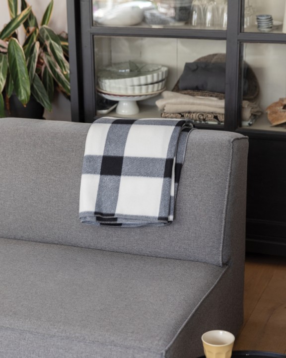 Plaids personnalisable 4DO Couverture / Plaid doux à carreaux