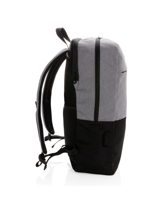 Sac & bagagerie personnalisable 4DO Sac à dos ordinateur 15,6" avec USB et anti RFID