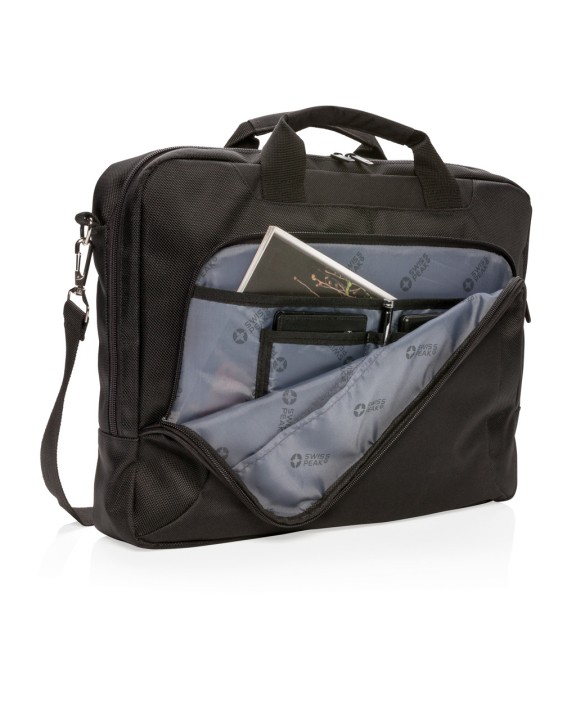 SWISS PEAK Deluxe 15” Laptop-Tasche Tasche personalisierbar