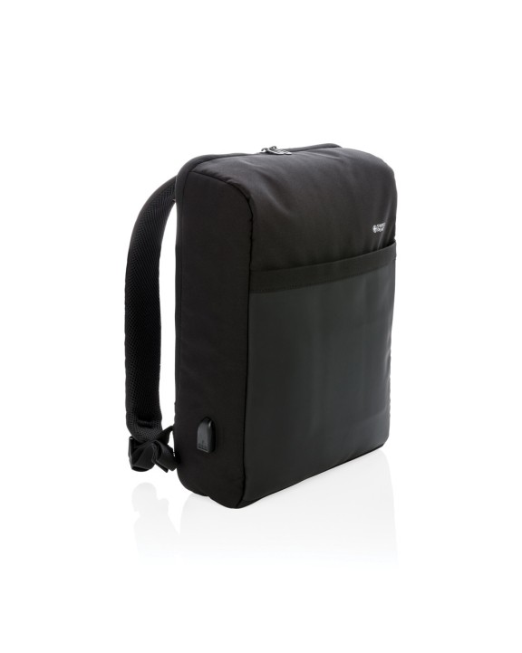 SWISS PEAK Swiss Peak 15" Anti-Diebstahl RFID & USB Rucksack Tasche personalisierbar