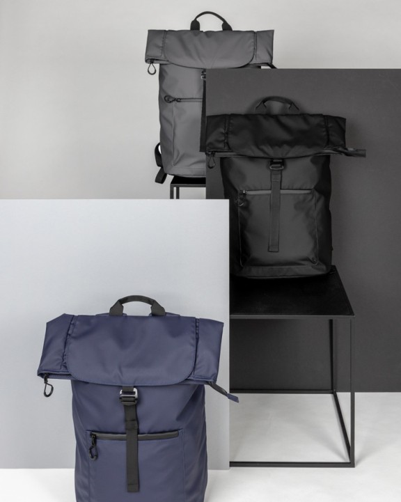 4DO Impact AWARE™ RPET wasserabweisender 15.6" Laptop-Rucksack Tasche personalisierbar
