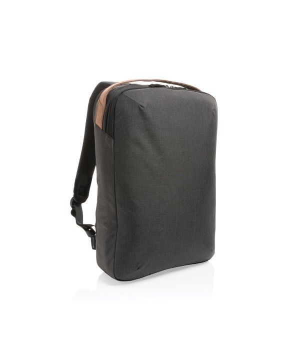 4DO Impact AWARE™ 300D Two-Tone Deluxe 15.6" Laptop-Rucksack Tasche personalisierbar