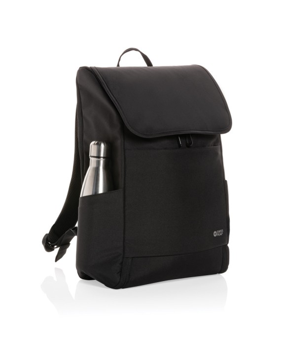 SWISS PEAK Swiss Peak Fern AWARE™ RPET 15,6" Rucksack mit Allover-Zip Tasche personalisierbar