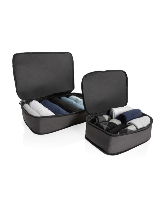 SWISS PEAK Swiss Peak Ridge AWARE™ RPET-Kompressions-Reisewürfel, 2pcs Tasche personalisierbar