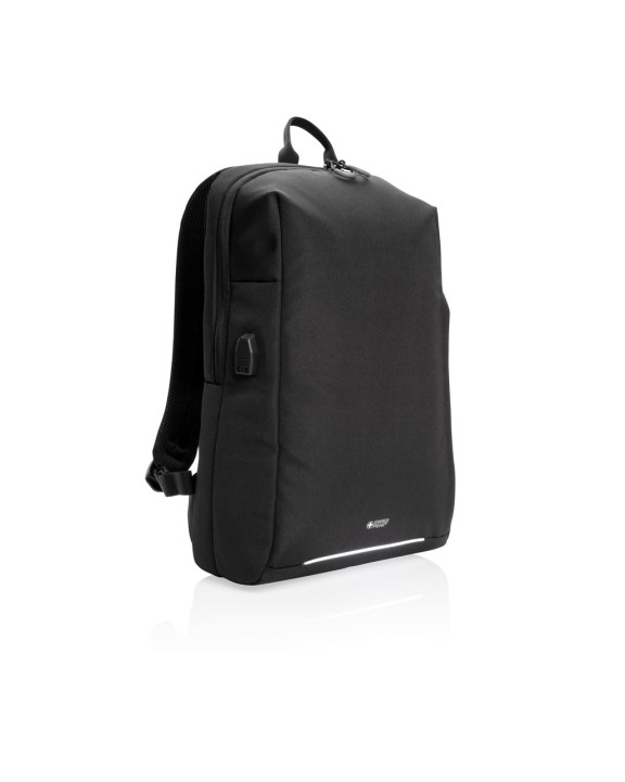 Sac & bagagerie personnalisable SWISS PEAK Sac à dos avec port USB A ordinateur 15,6" Swiss Peak AWARE™