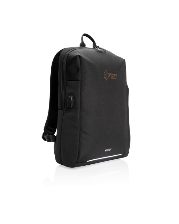 Sac & bagagerie personnalisable SWISS PEAK Sac à dos avec port USB A ordinateur 15,6" Swiss Peak AWARE™