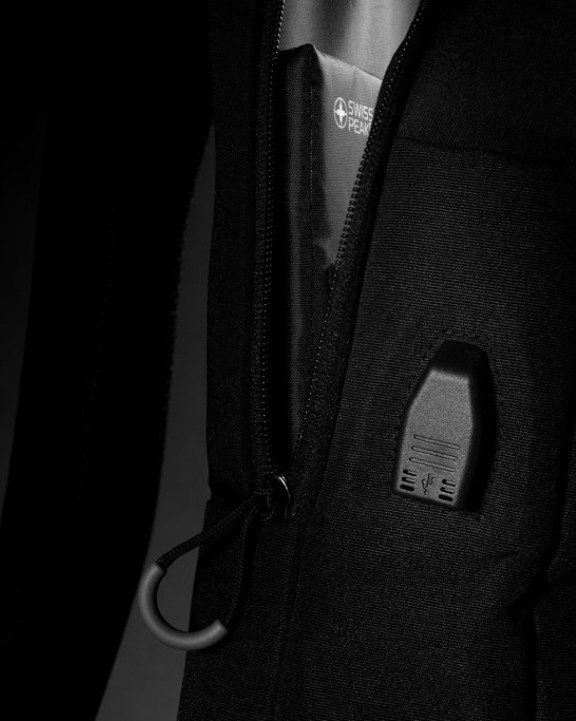 Sac & bagagerie personnalisable SWISS PEAK Sac à dos avec port USB A ordinateur 15,6" Swiss Peak AWARE™