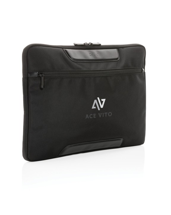 SWISS PEAK Swiss Peak AWARE™ RPET Voyager 15.6" Laptop-Sleeve Tasche personalisierbar