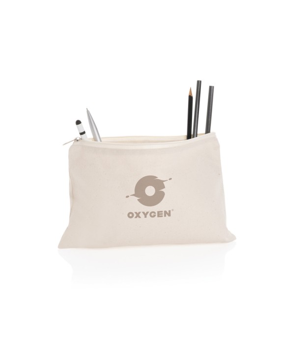 4DO Impact Aware™ 285g/m² Stifte-Etui aus ungefärbtem Canvas Tasche personalisierbar