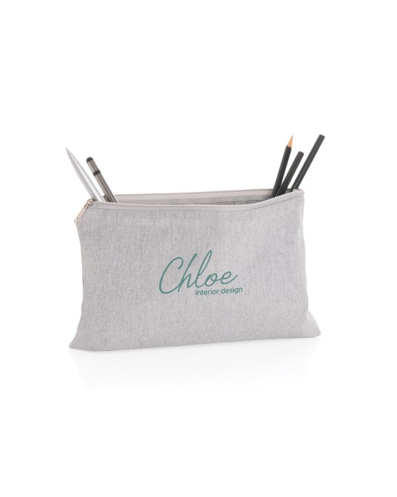 4DO Impact Aware™ 285g/m² Stifte-Etui aus ungefärbtem Canvas Tasche personalisierbar