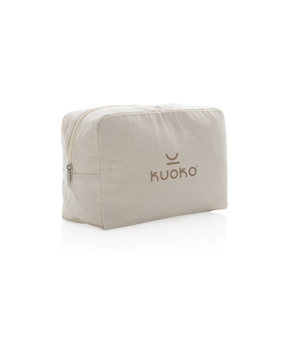 Sac & bagagerie personnalisable 4DO Trousse de toilette en toile recyclée non teintée Aware™