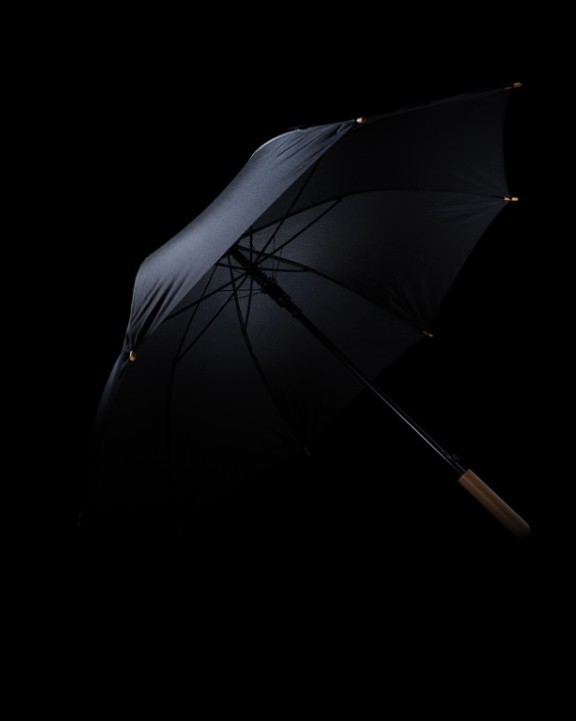 Parapluie personnalisable 4DO Parapluie 23" en rPET et bambou ouverture auto Impact AWARE™
